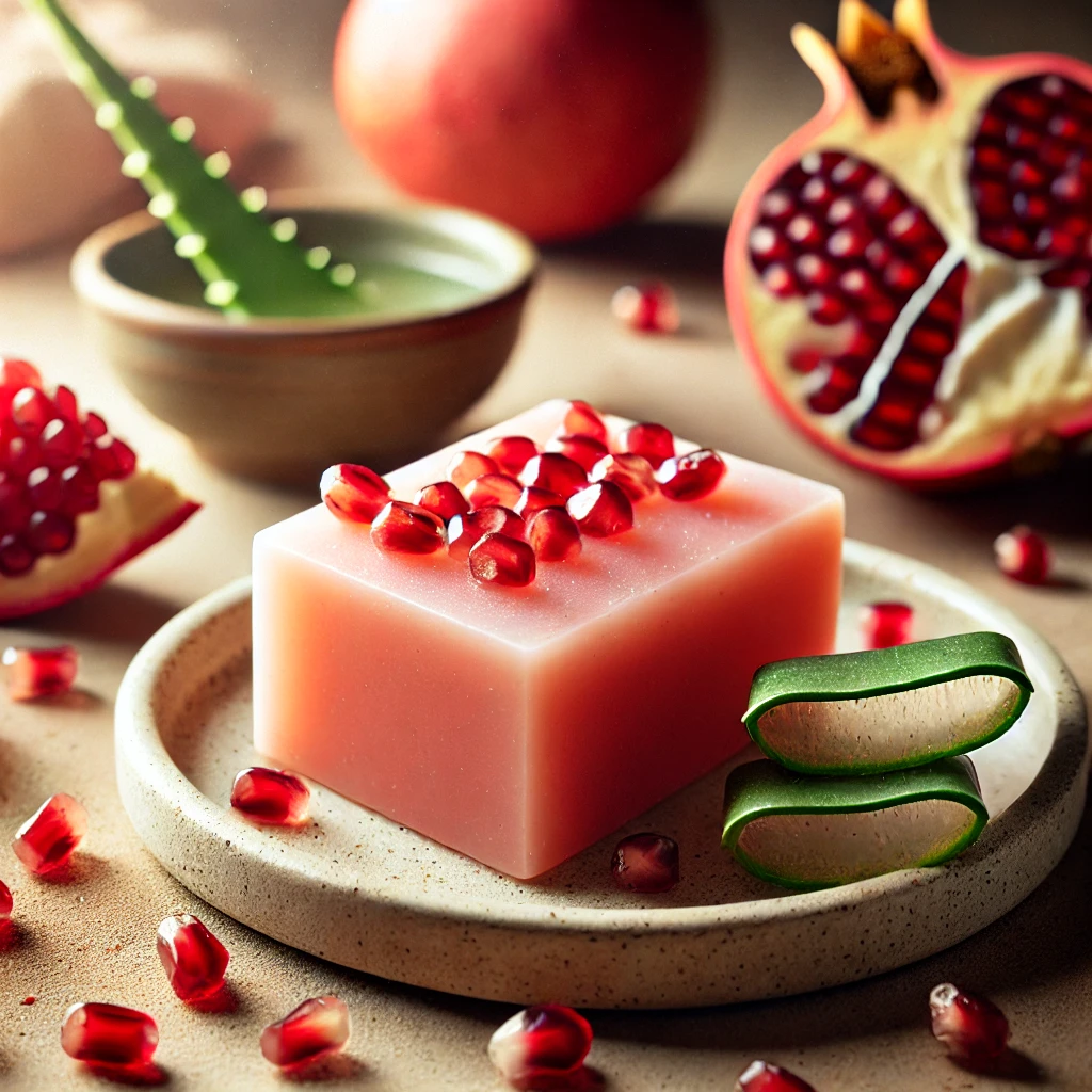 Jabón Hidratante de Granada y Aloe Vera